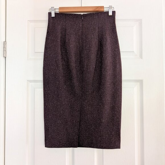 RW&CO pencil skirt heathered maroon size 0 - Picture 5 of 16